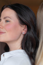 The Bloom Studs in Silver