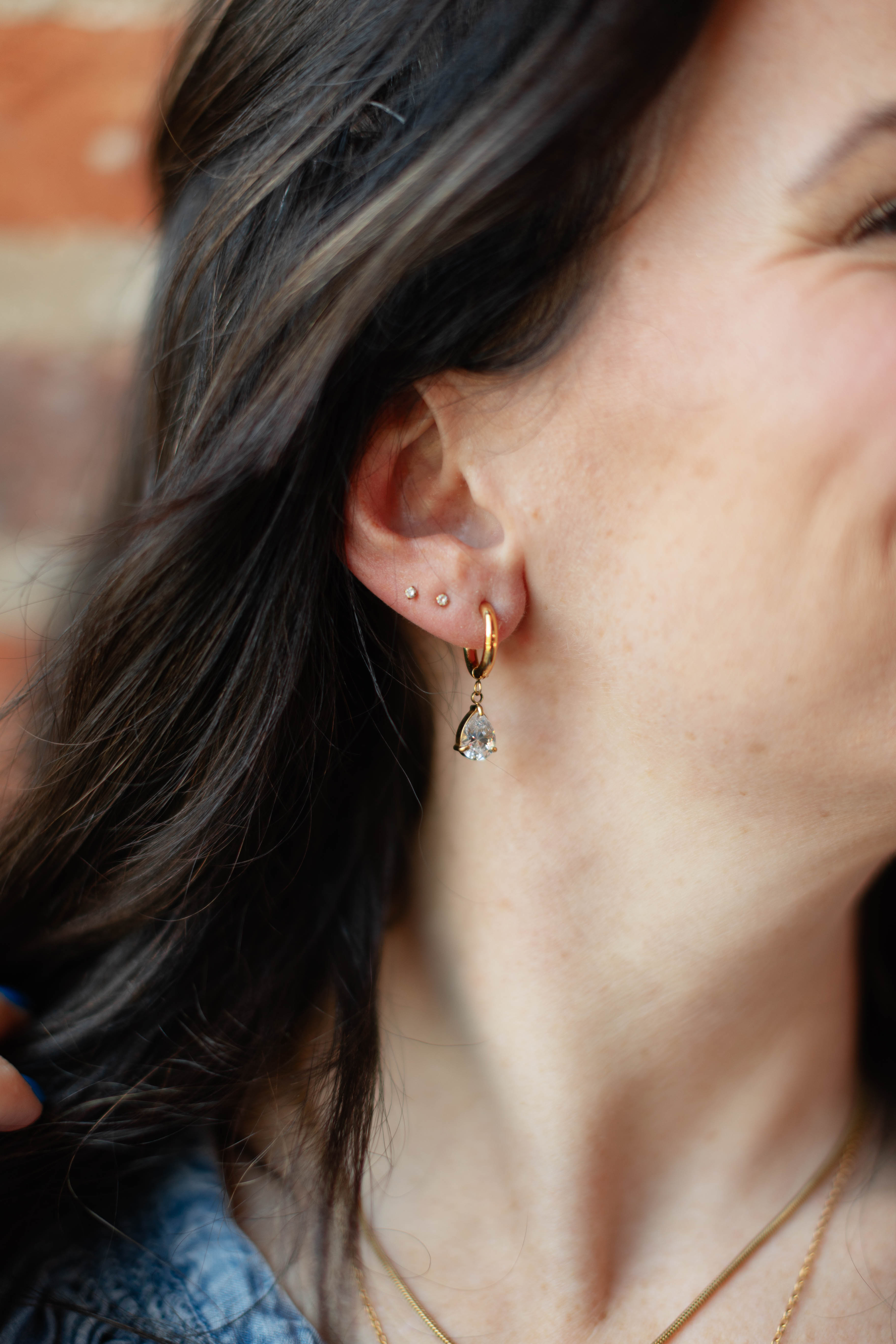 The Petalbrooke Earrings in Gold