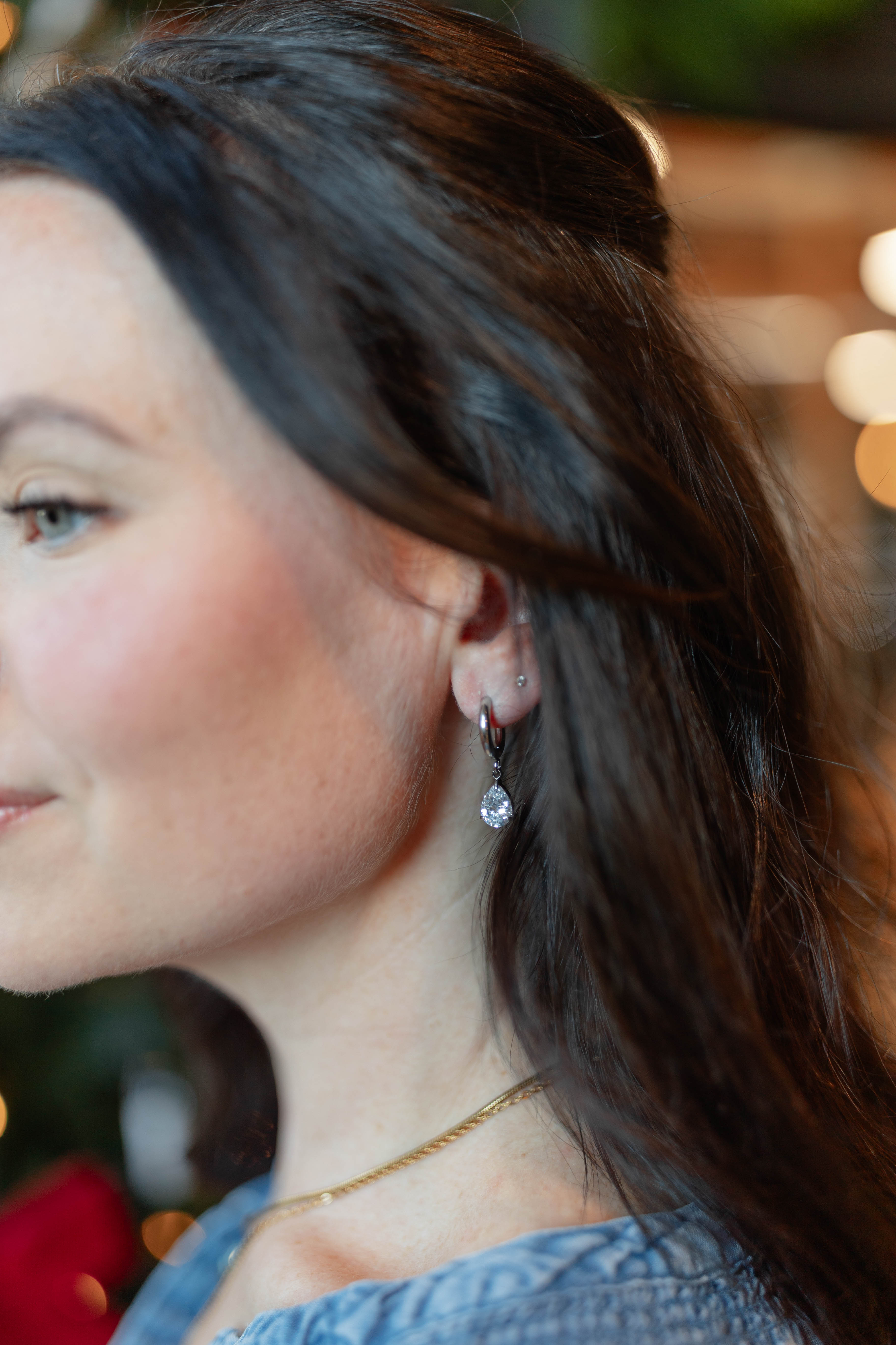 The Petalbrooke Earrings in Silver