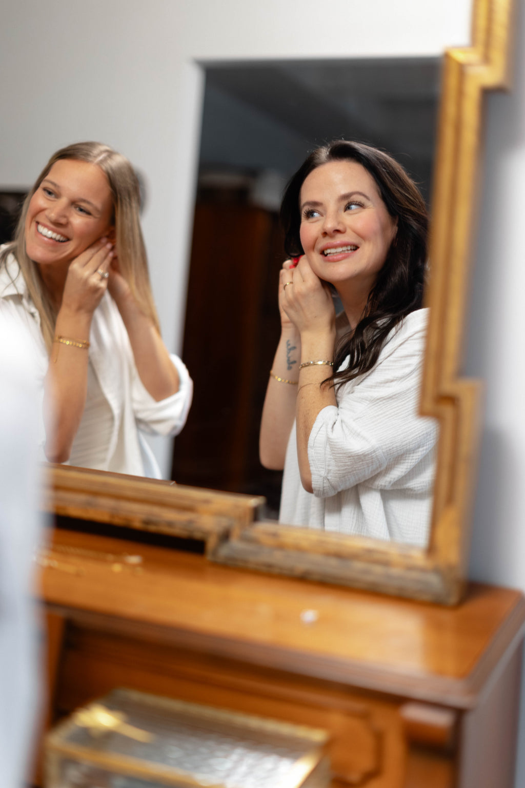 The Bloom Studs in Gold